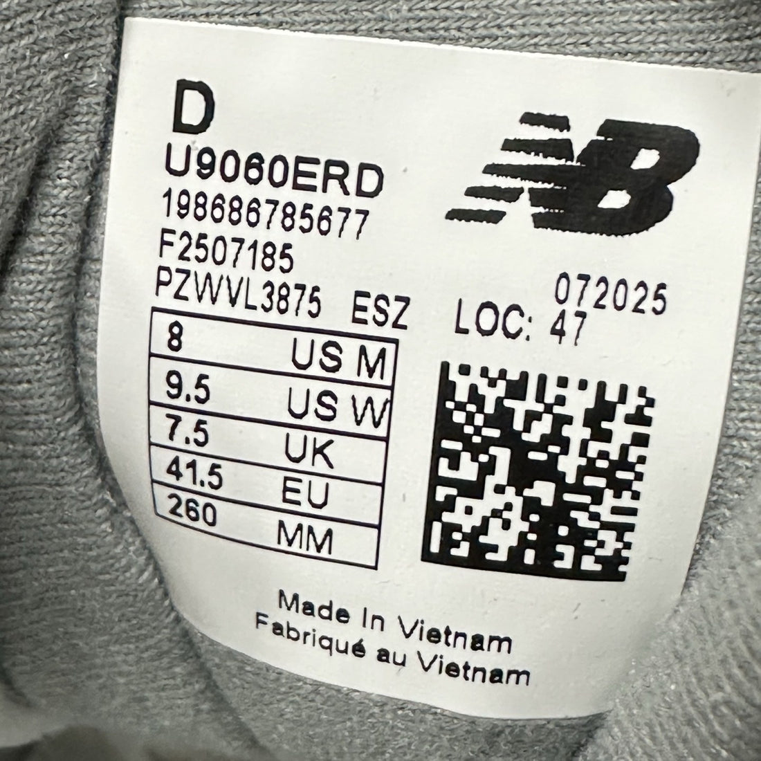 NB 9060 Grey Silver