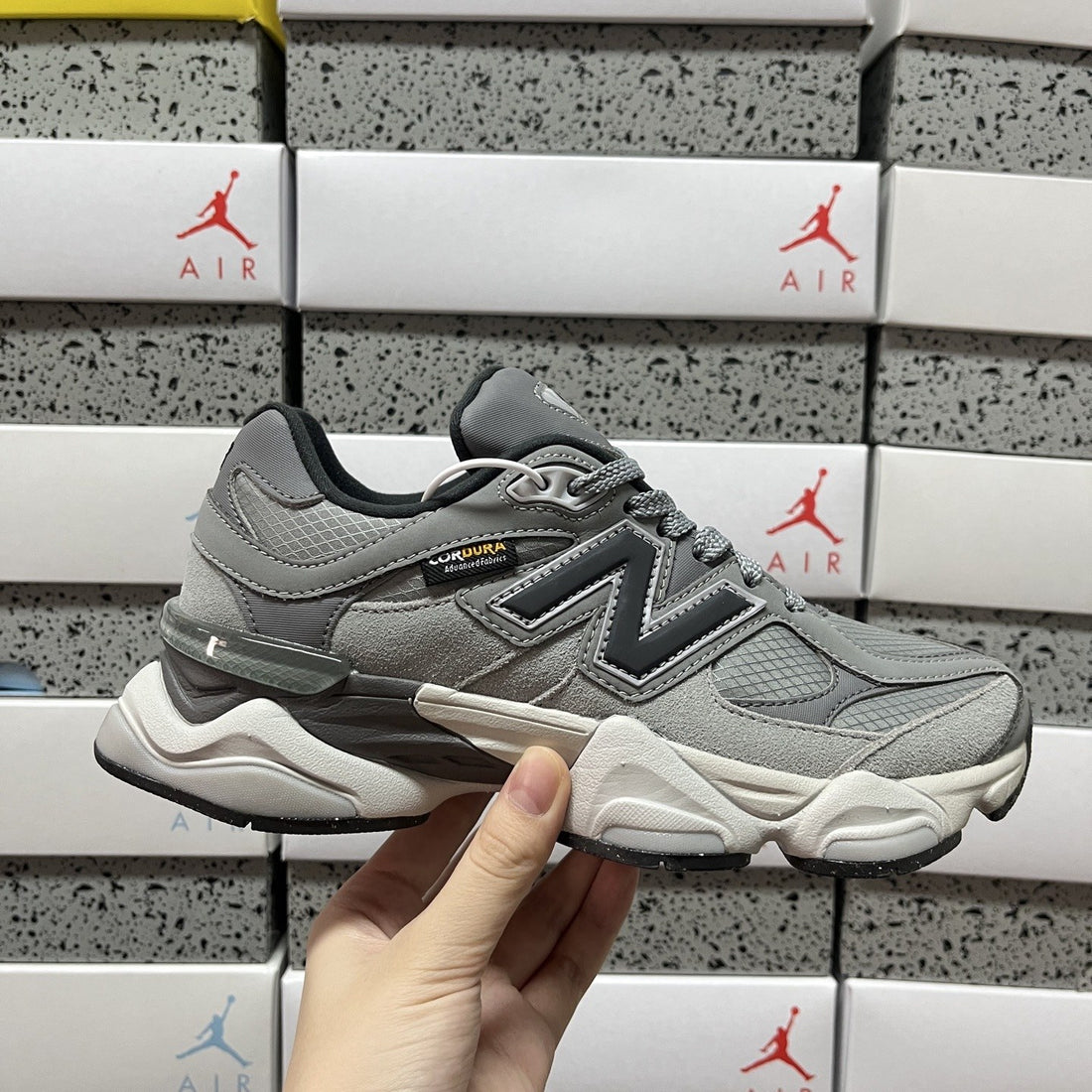 NB 9060 Grey Utility Suede