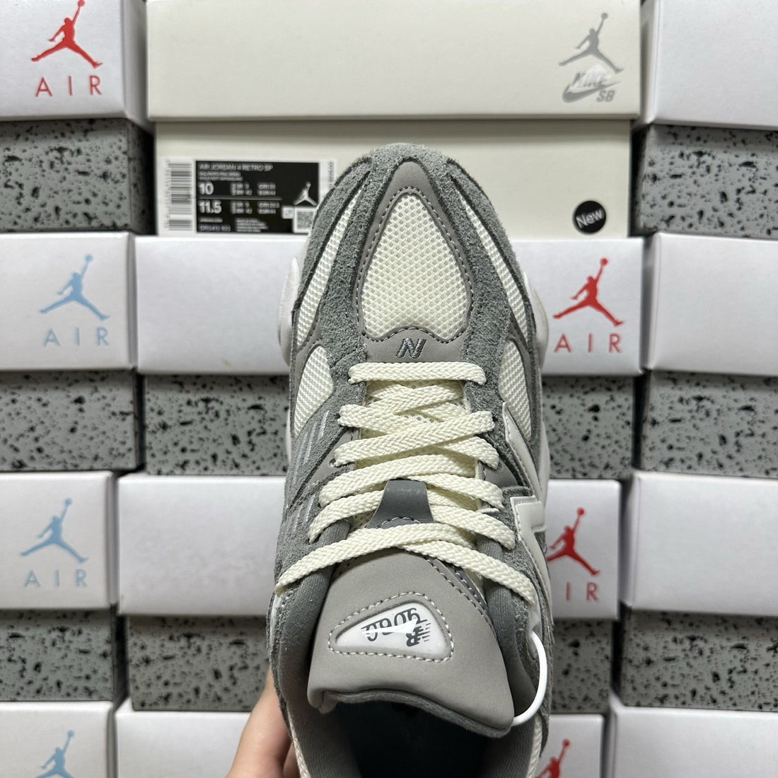 NB 9060 Grey Yellow Cream