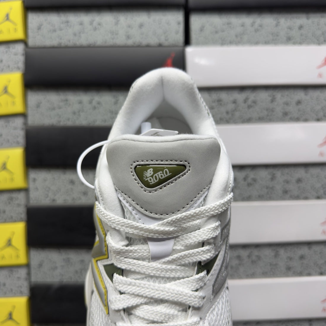 NB 9060 Grey Yellow Volt