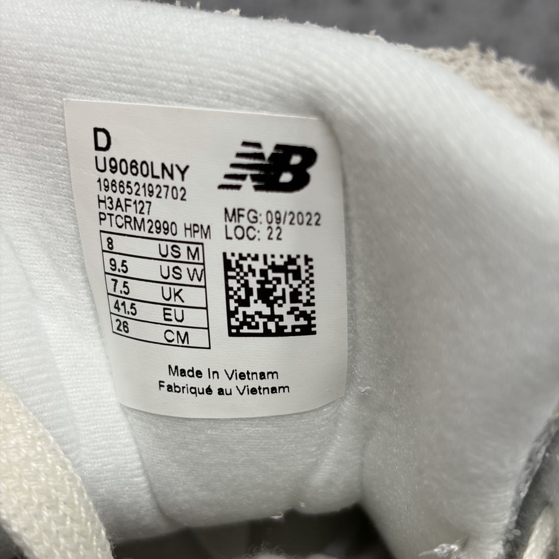 NB 9060 Light Grey Cream Yellow