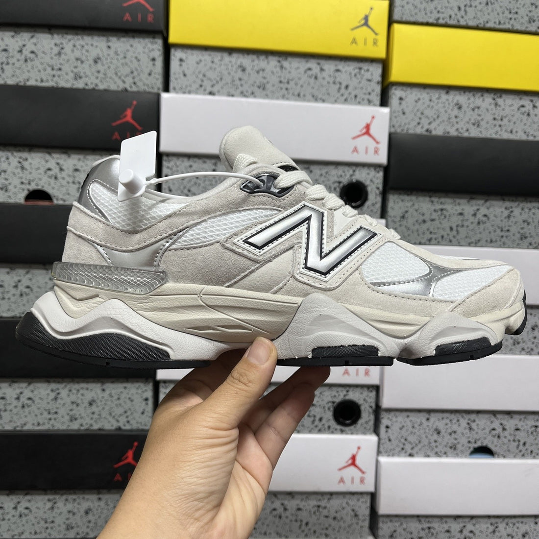 NB 9060 Light Grey Silver