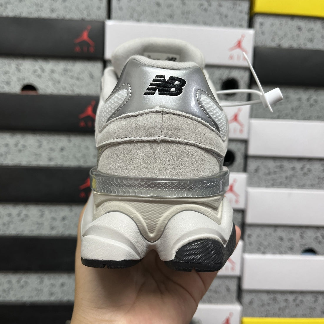 NB 9060 Light Grey Silver