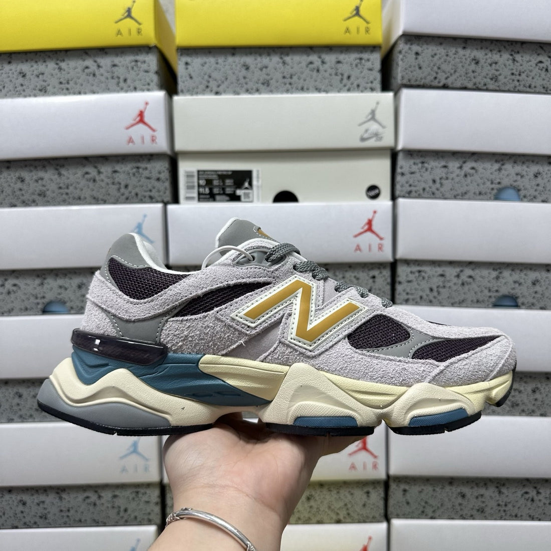 NB 9060 Lilac Gold Blue