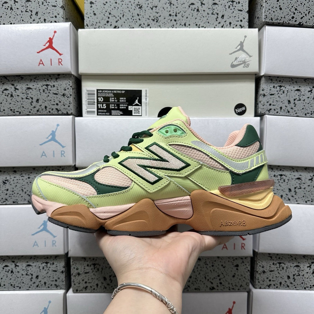 NB 9060 Lime Multicolor