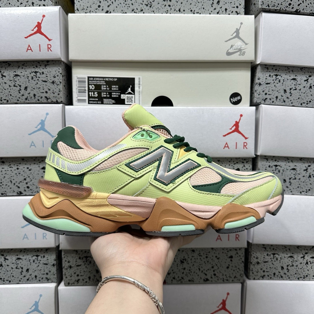 NB 9060 Lime Multicolor