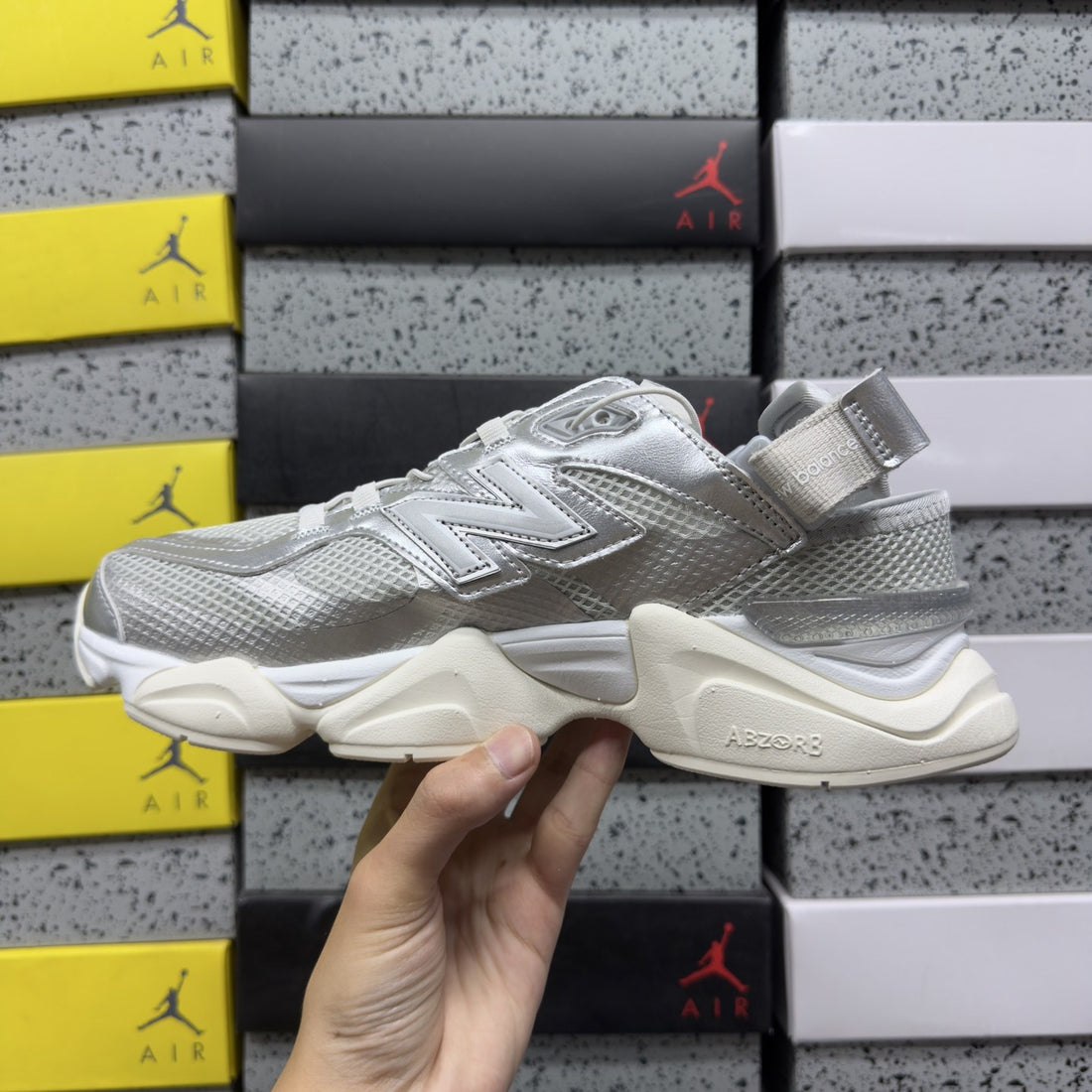 NB 9060 Metallic Silver