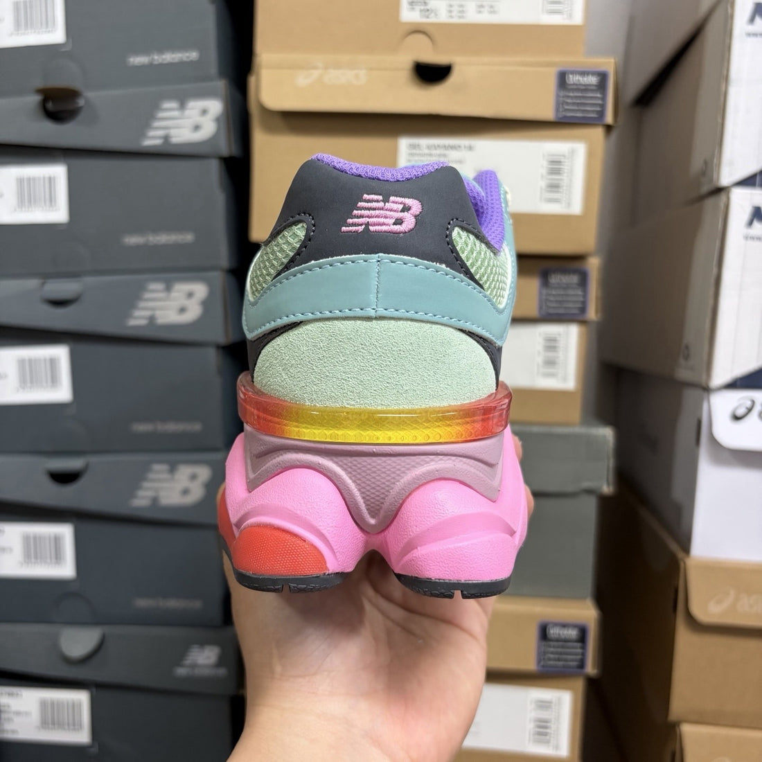 NB 9060 Mint Multicolor
