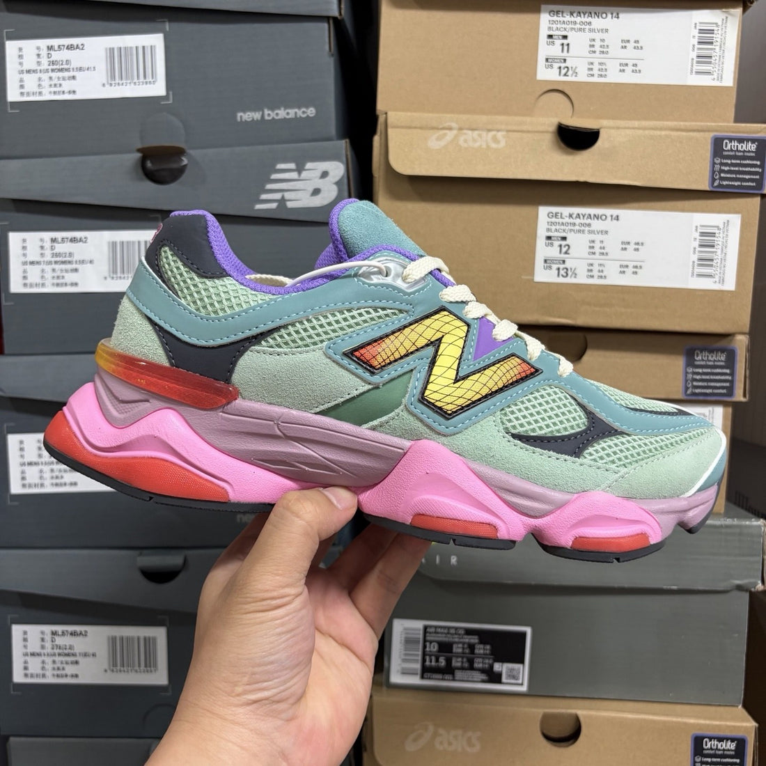 NB 9060 Mint Multicolor
