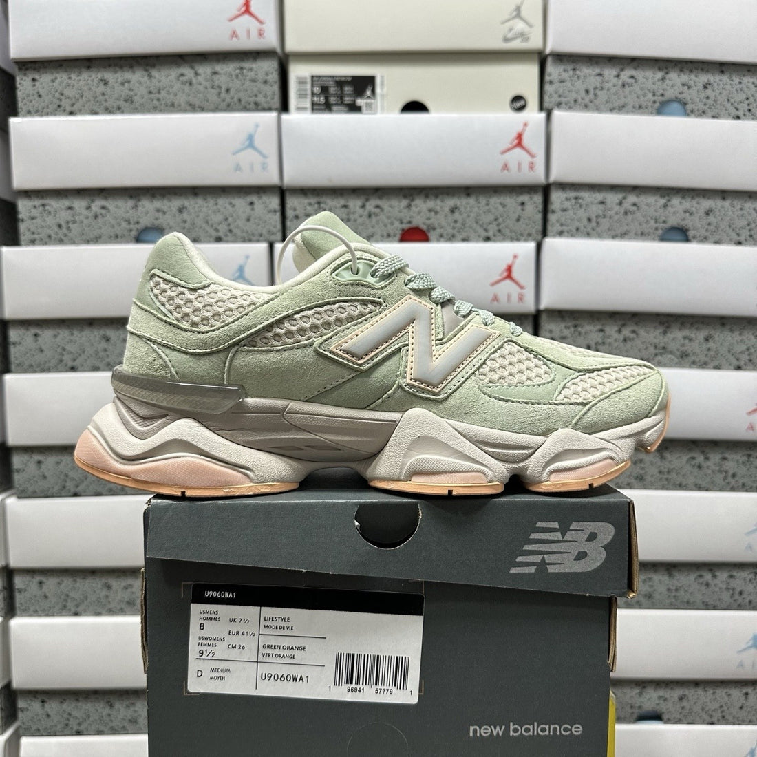 NB 9060 Mint Peach Sole