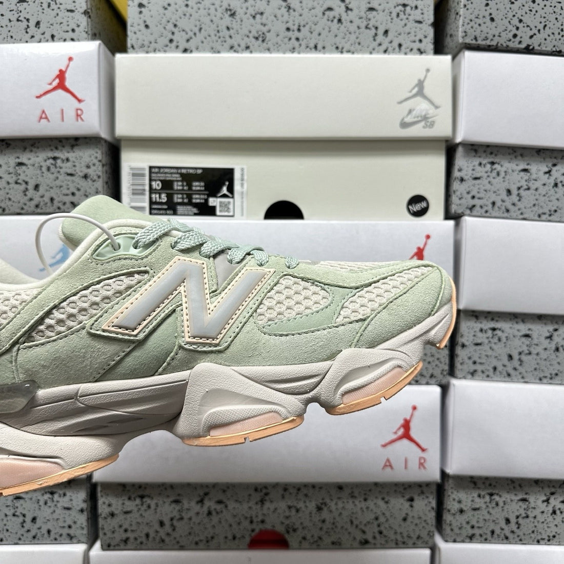 NB 9060 Mint Peach Sole