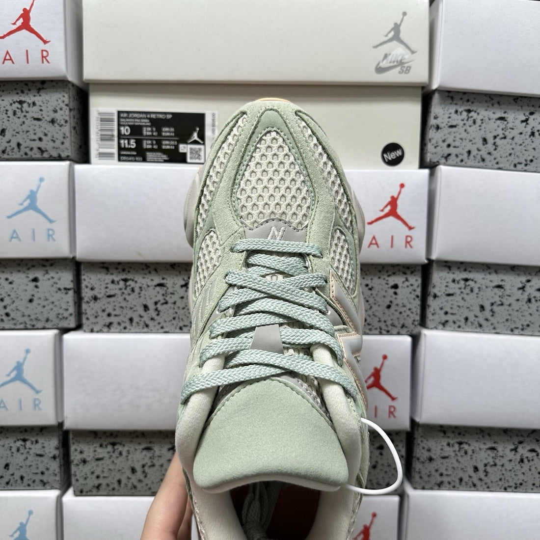 NB 9060 Mint Peach Sole