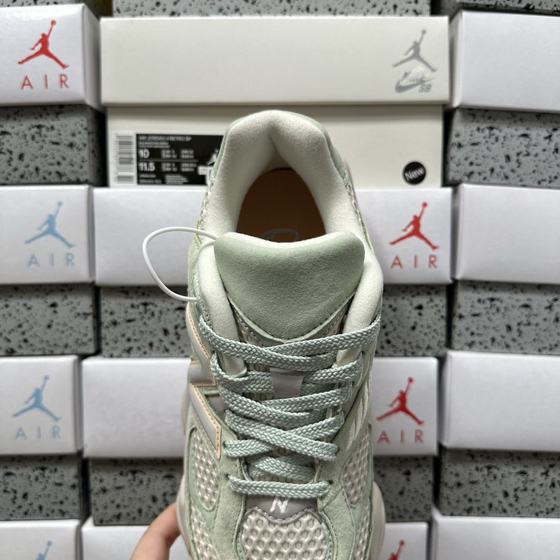 NB 9060 Mint Peach Sole