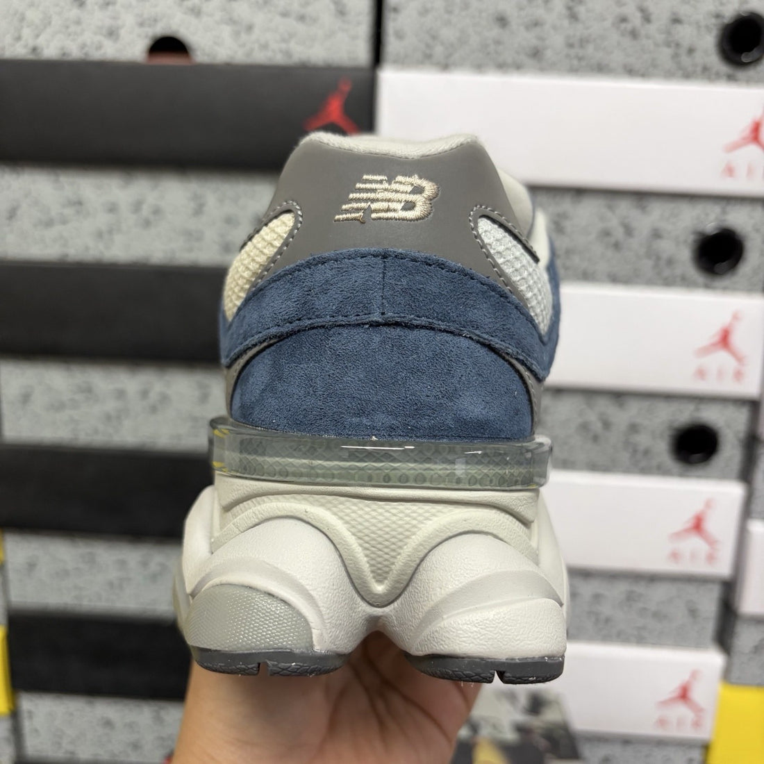 NB 9060 Navy Blue Suede