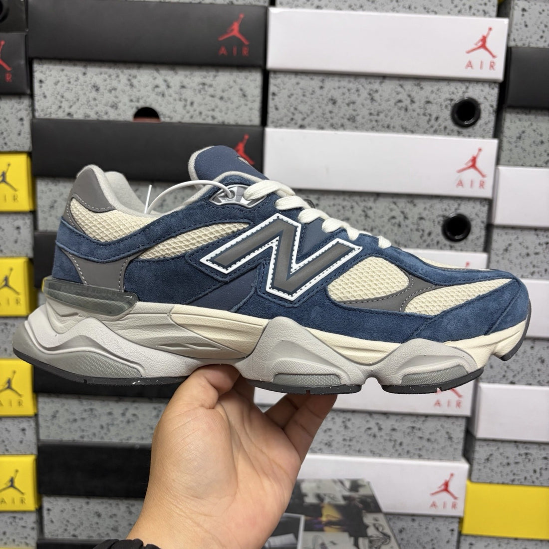 NB 9060 Navy Blue Suede