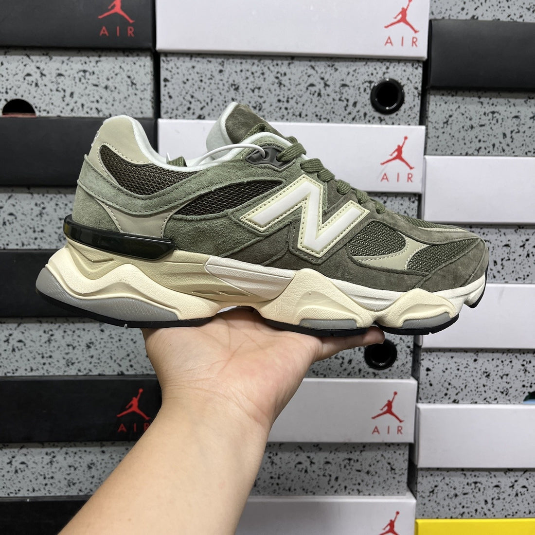 NB 9060 Olive Cream