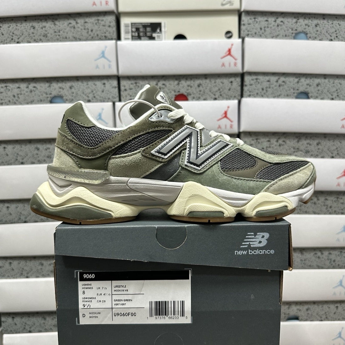 NB 9060 Olive Grey