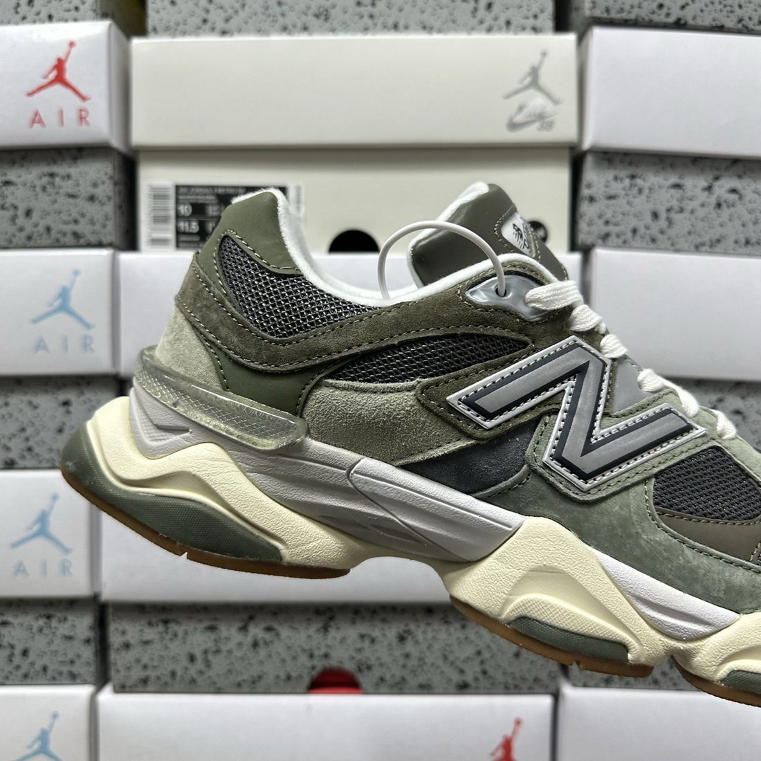 NB 9060 Olive Grey