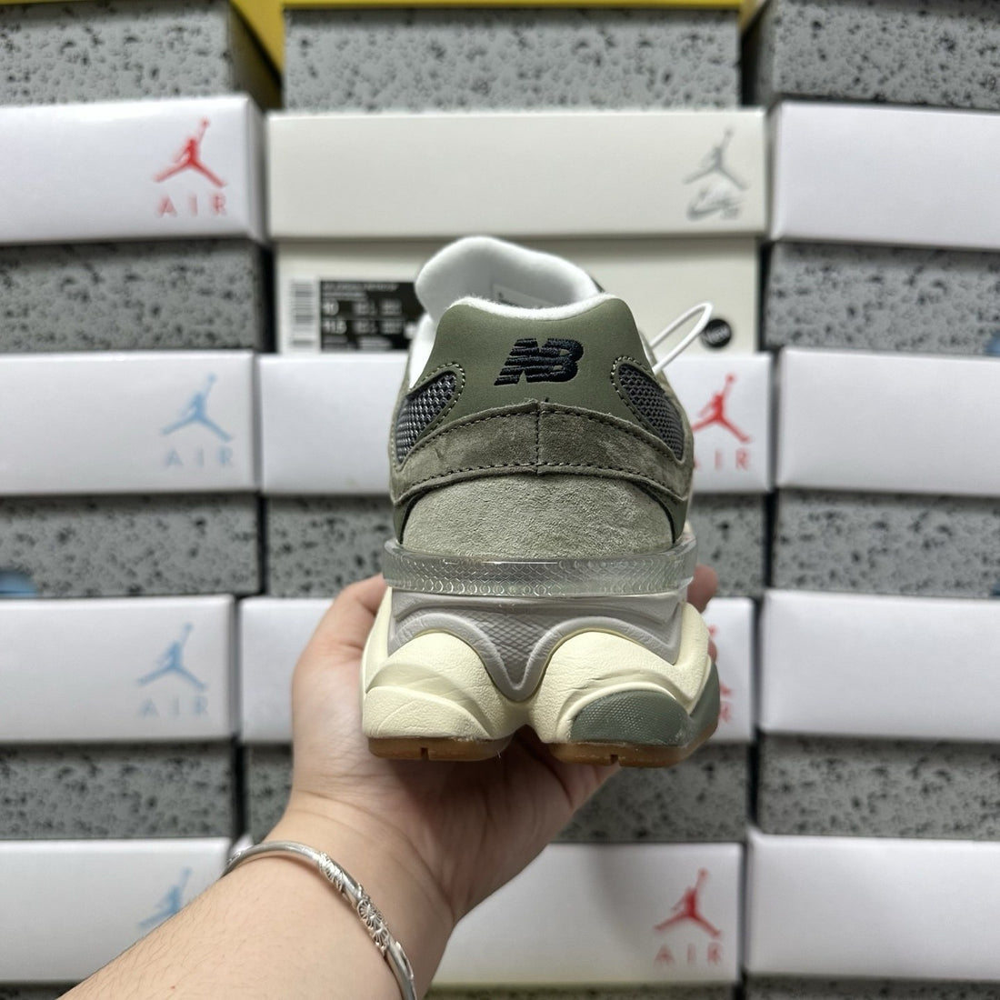 NB 9060 Olive Grey