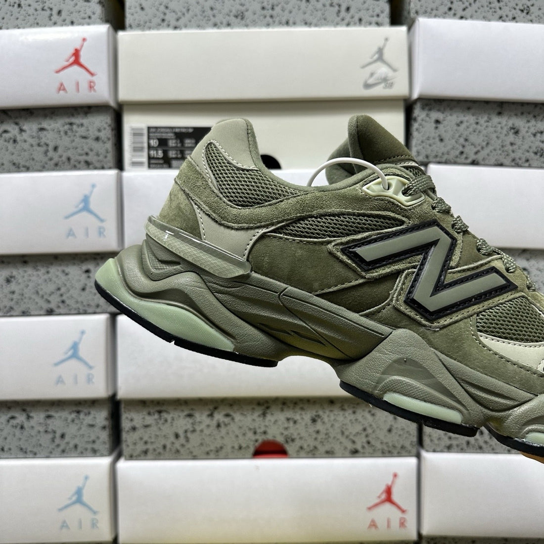 NB 9060 Olive Suede