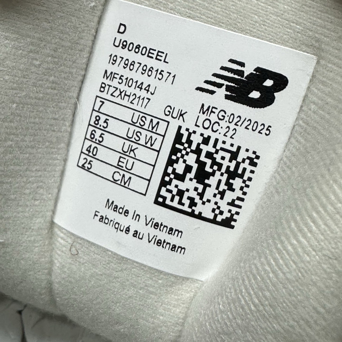 NB 9060 Periwinkle Cream