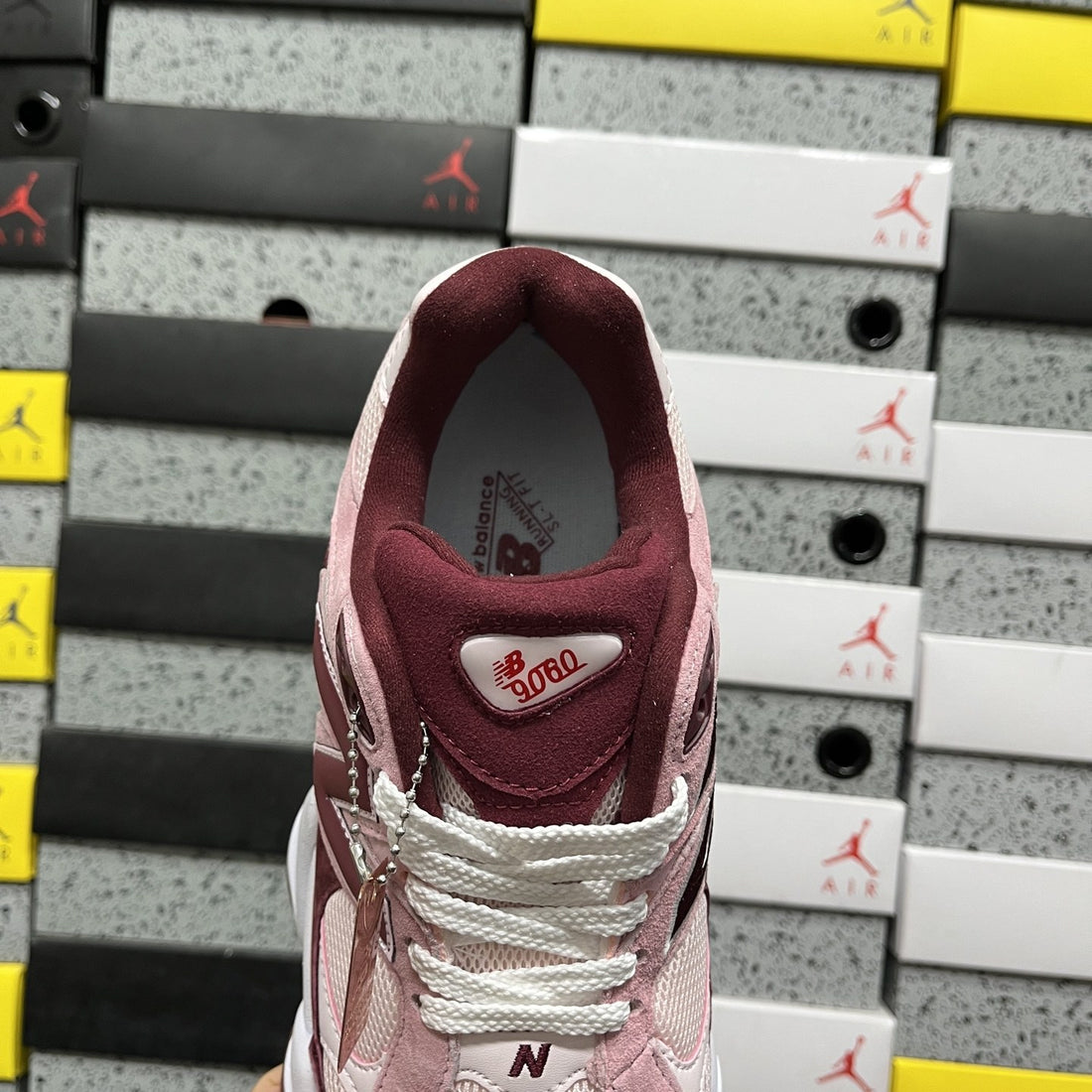 NB 9060 Pink Burgundy