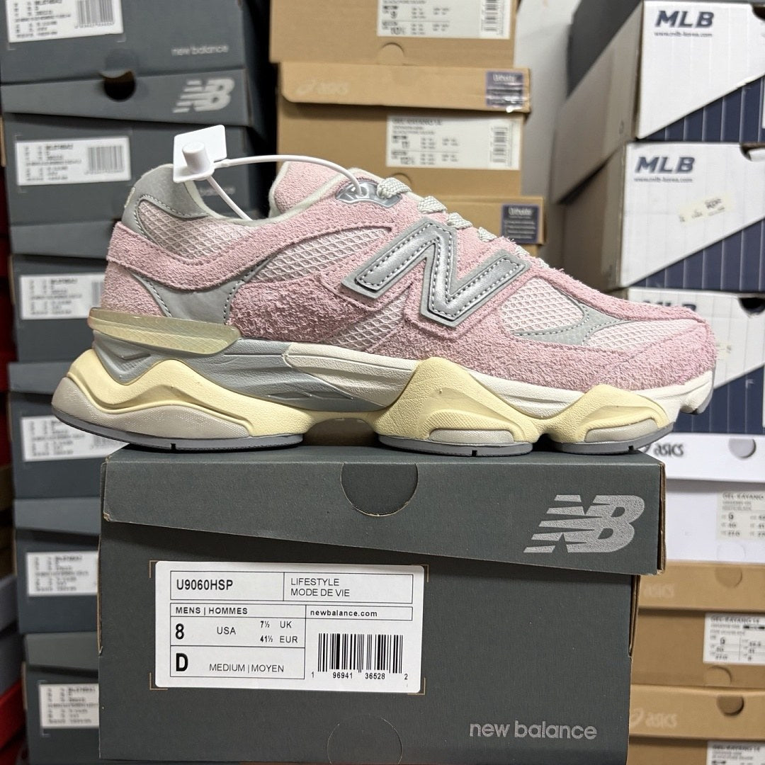 NB 9060 Pink Fuzzy Suede