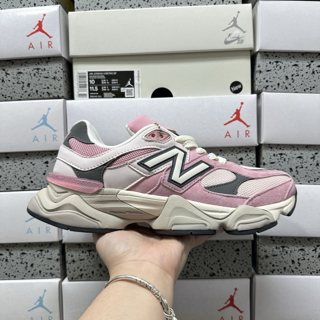 NB 9060 Pink White