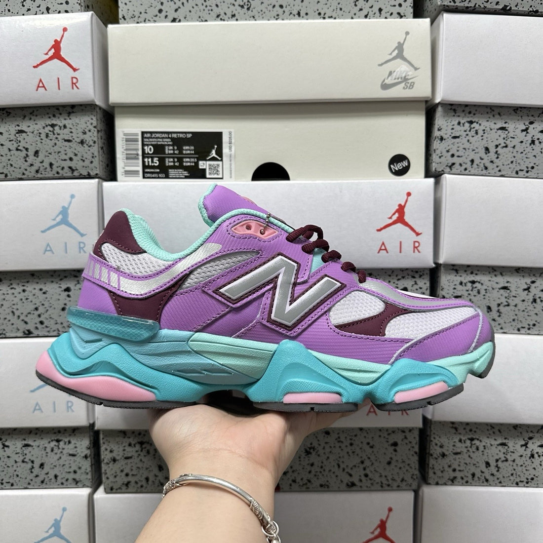 NB 9060 Purple Turquoise
