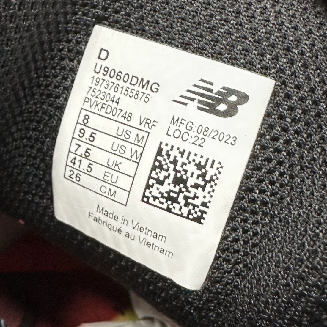 NB 9060 Red Orange Black
