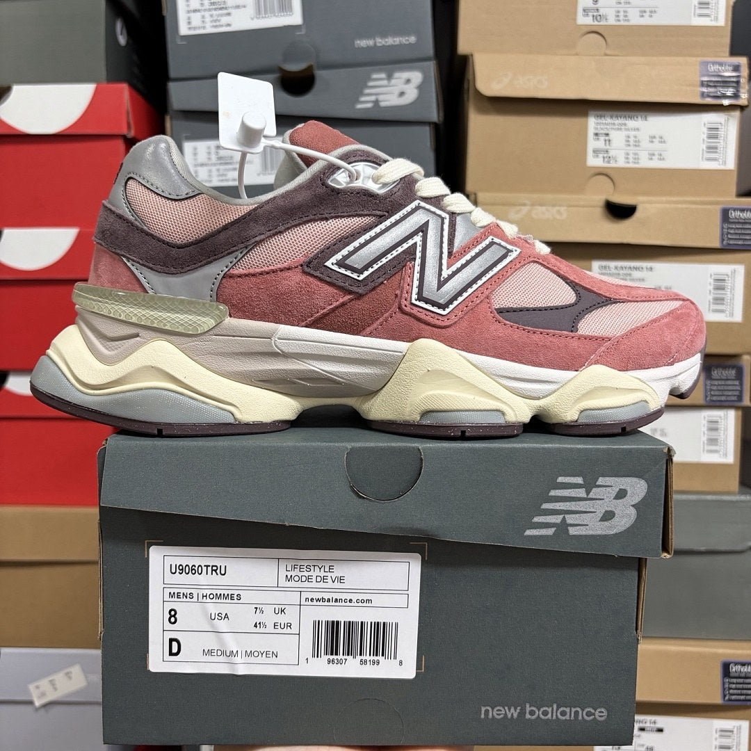 NB 9060 Rose Red Suede