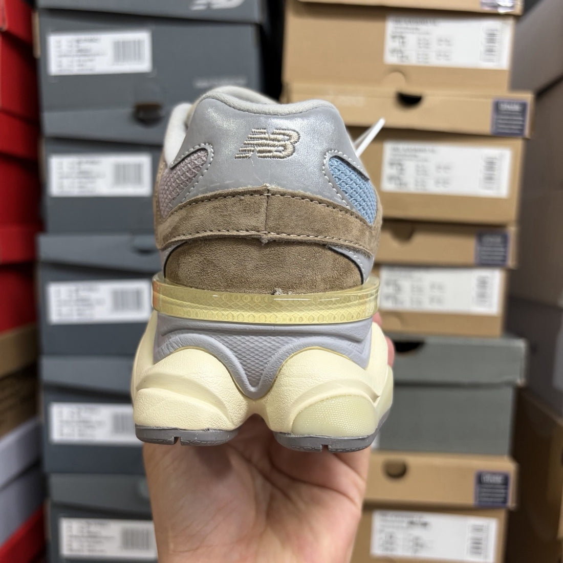 NB 9060 Tan Sky Blue