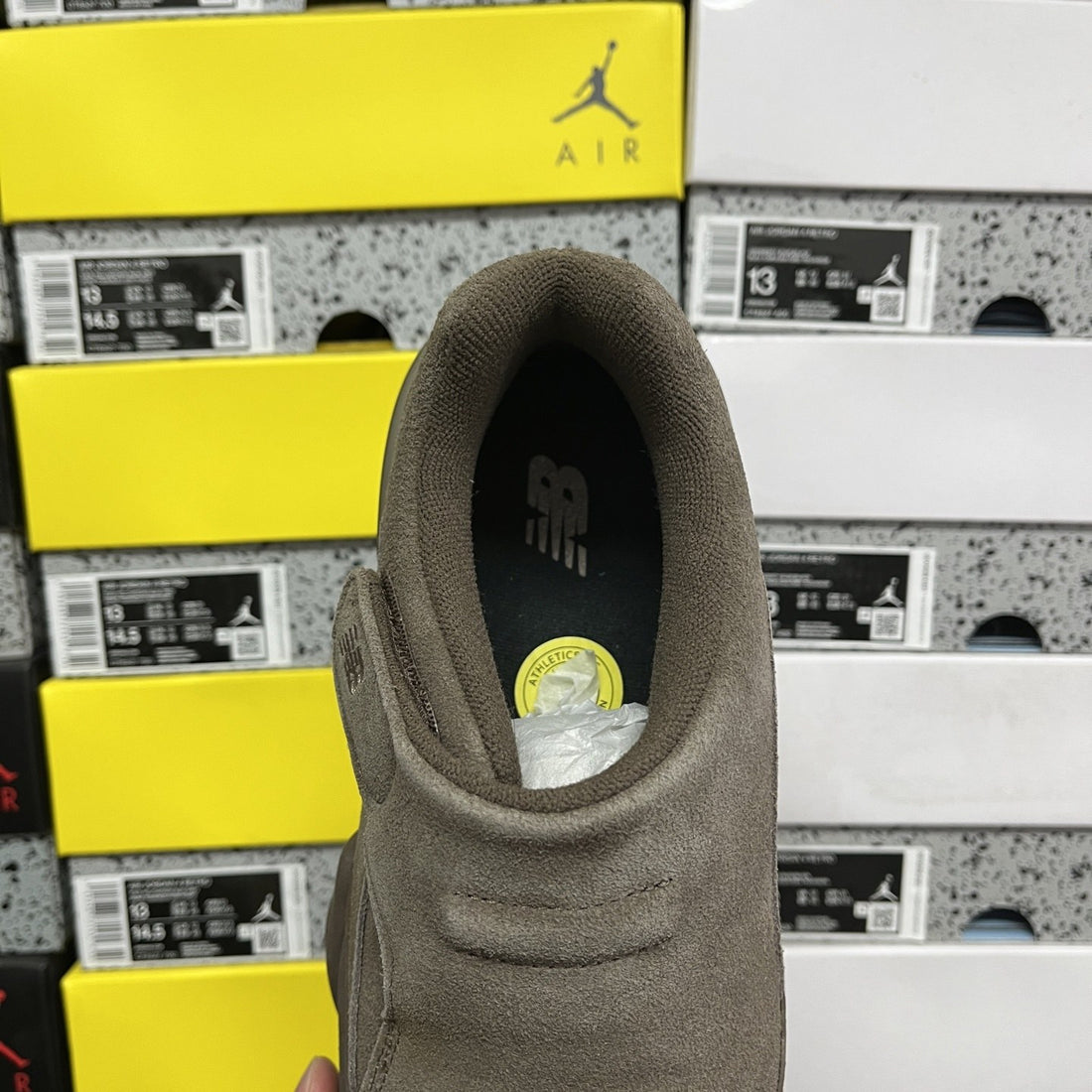 NB 9060 Tan Suede Strap