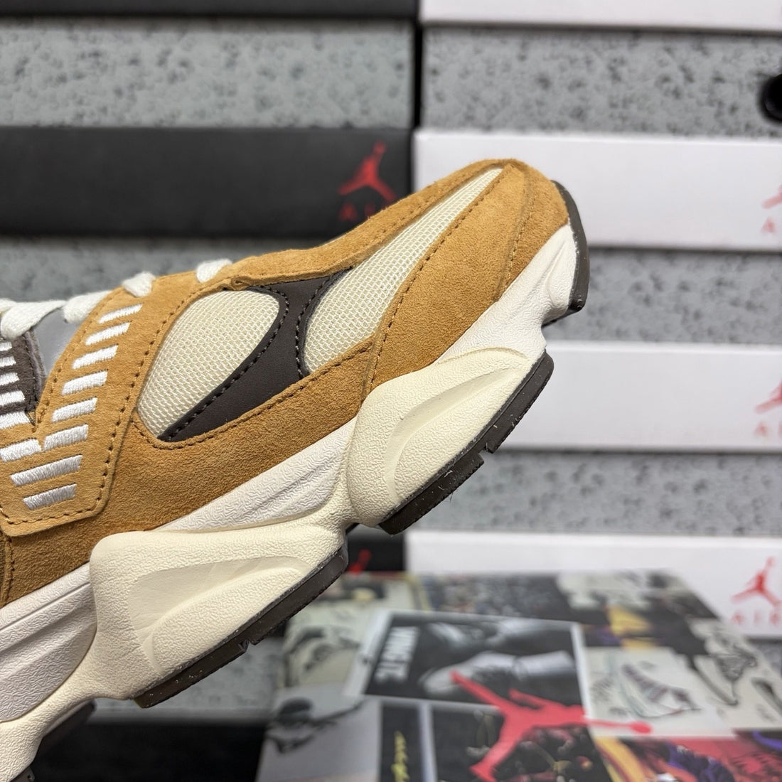 NB 9060 Wheat Brown Suede
