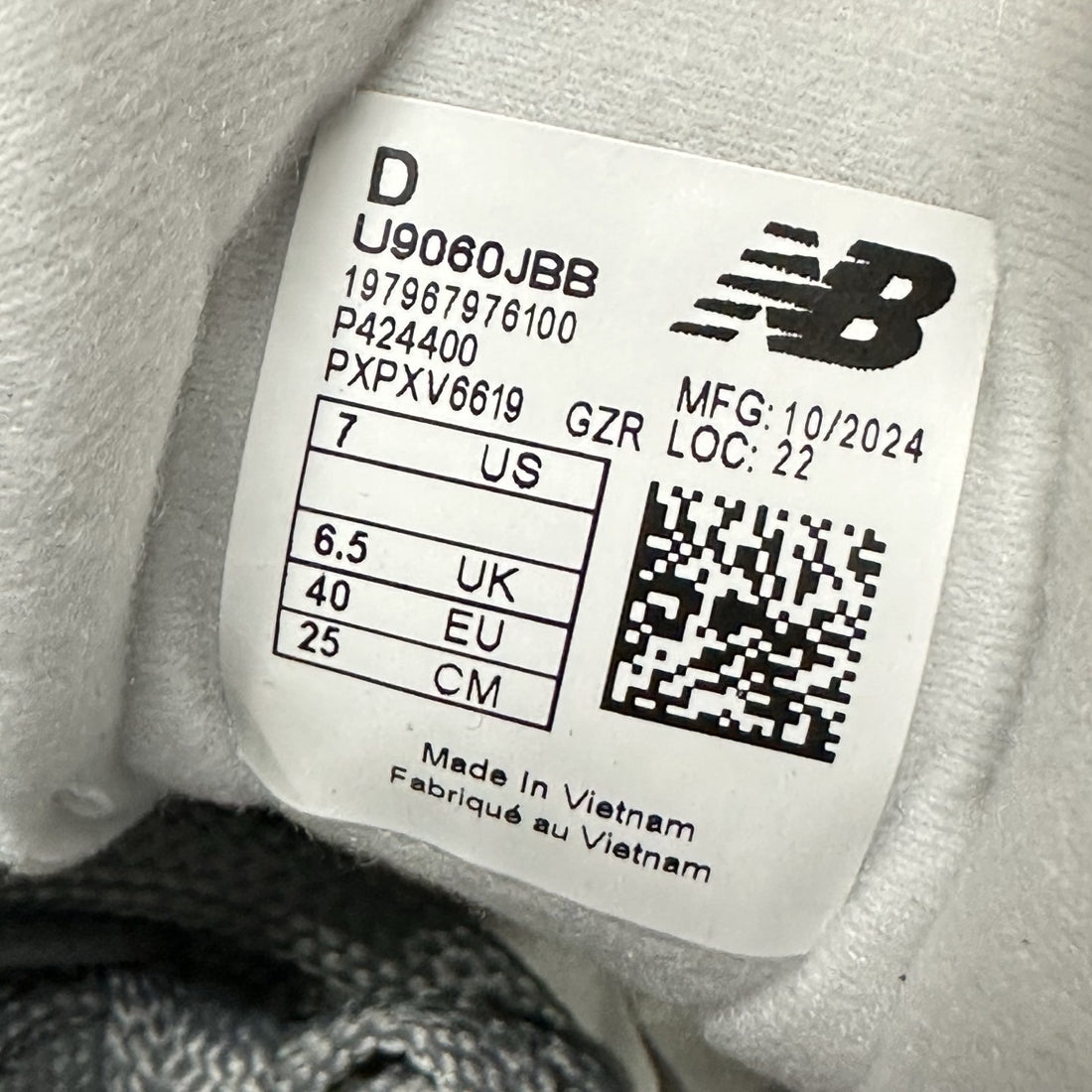 NB 9060 White Black