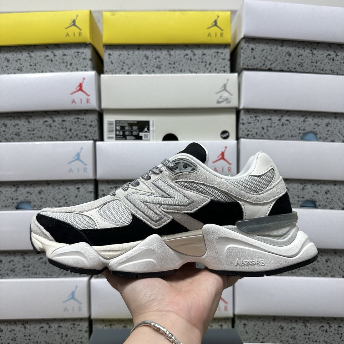 NB 9060 White Black