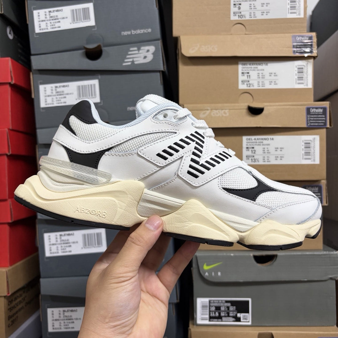 NB 9060 White Black Bold