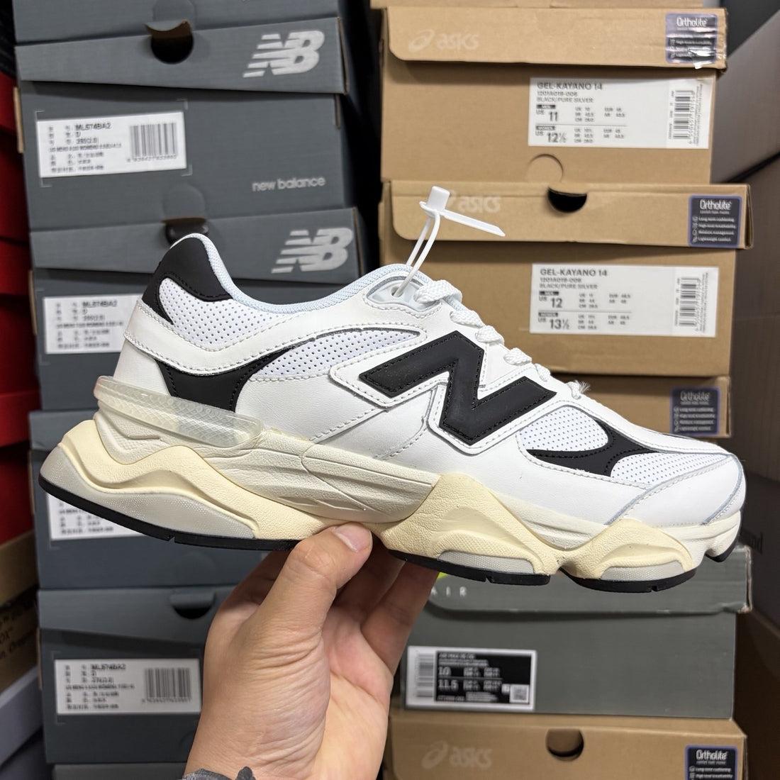 NB 9060 White Black Bold
