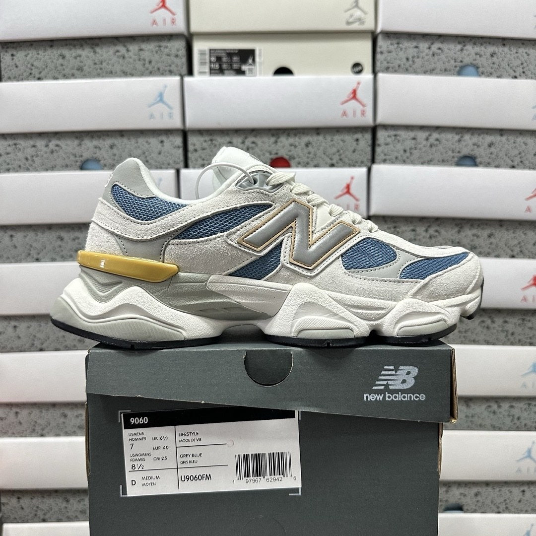 NB 9060 White Blue Yellow