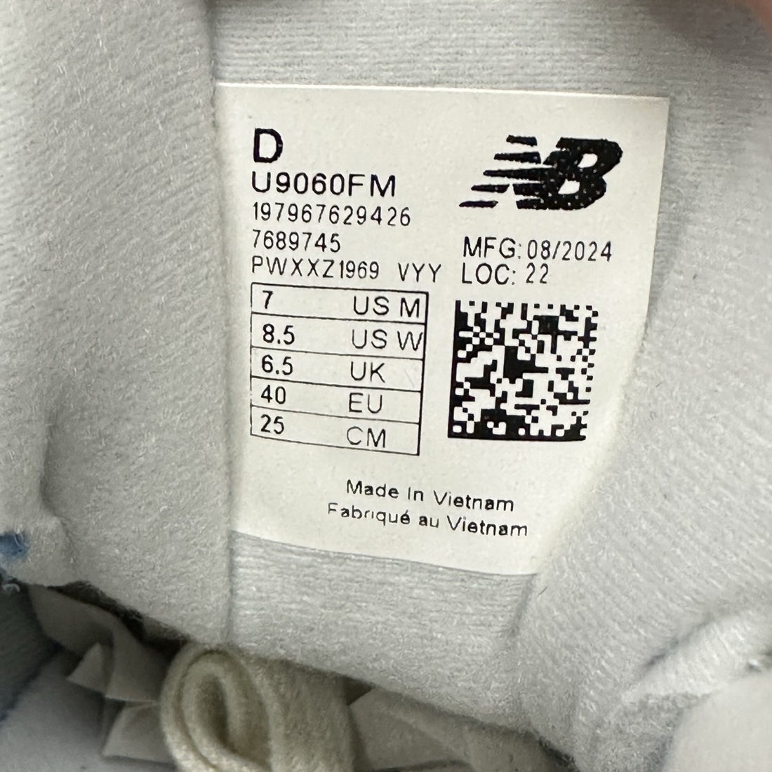 NB 9060 White Blue Yellow