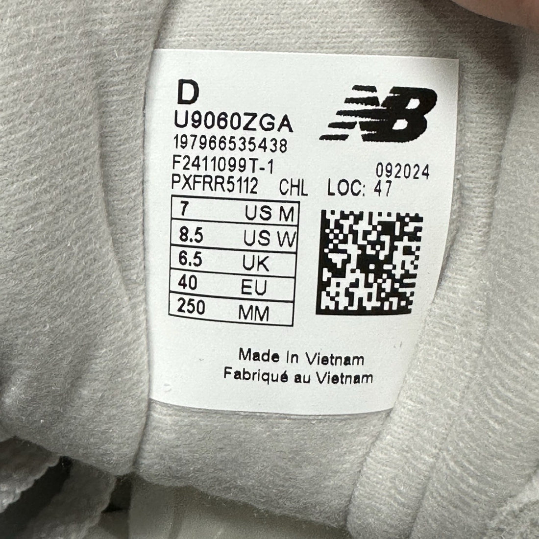 NB 9060 White Ice Blue