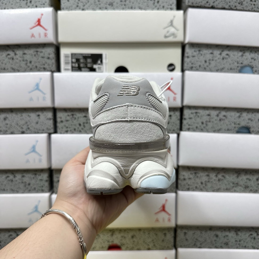 NB 9060 White Ice Blue