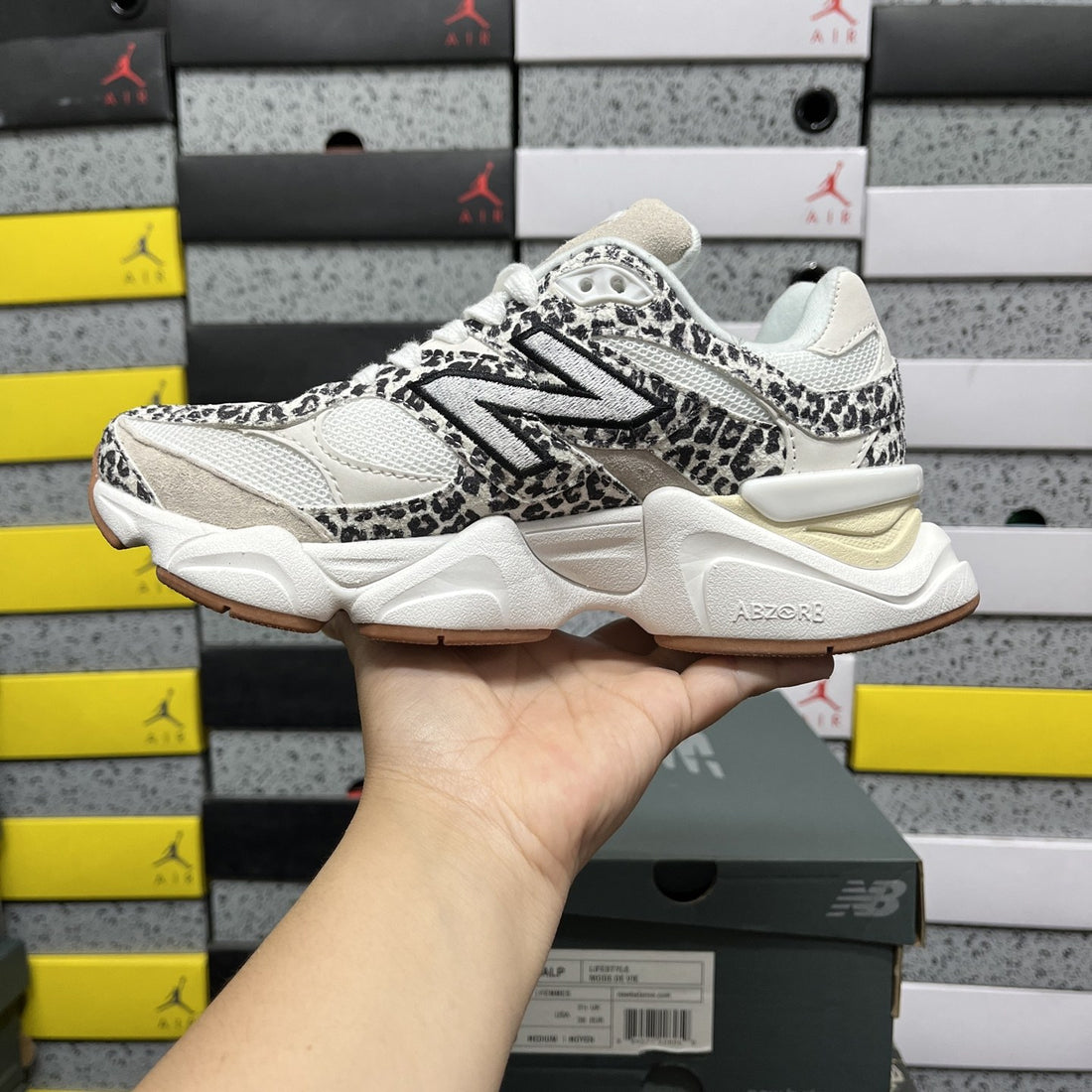 NB 9060 White Leopard
