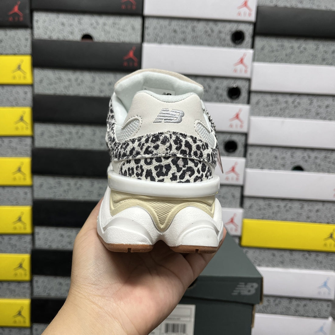 NB 9060 White Leopard