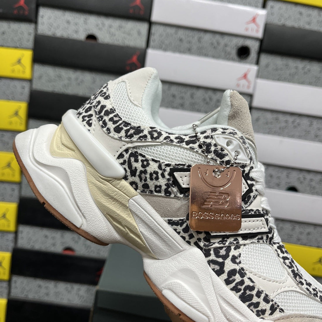 NB 9060 White Leopard