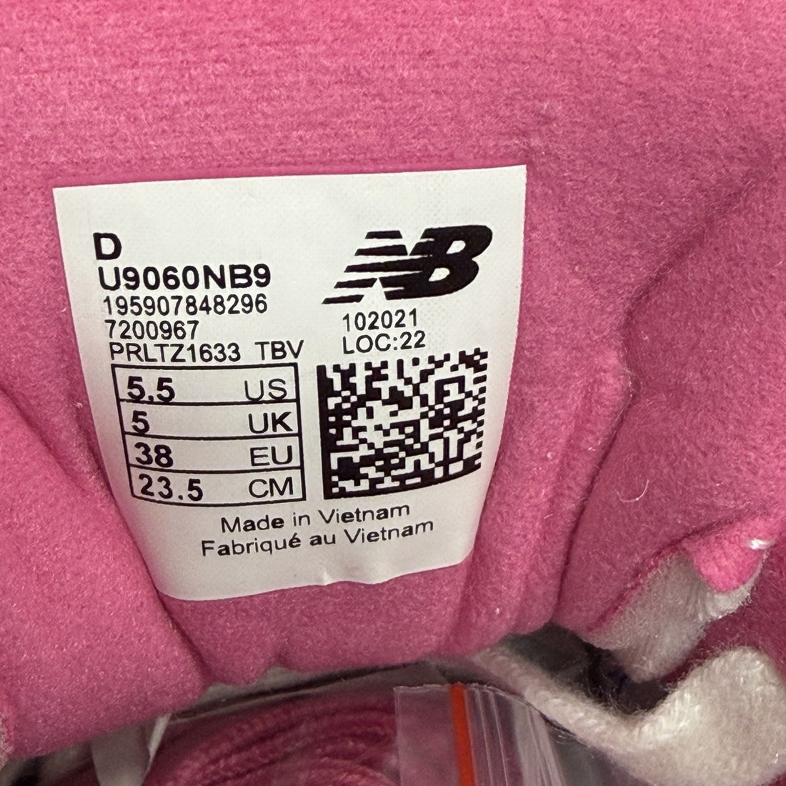 NB 9060 White Royal Magenta