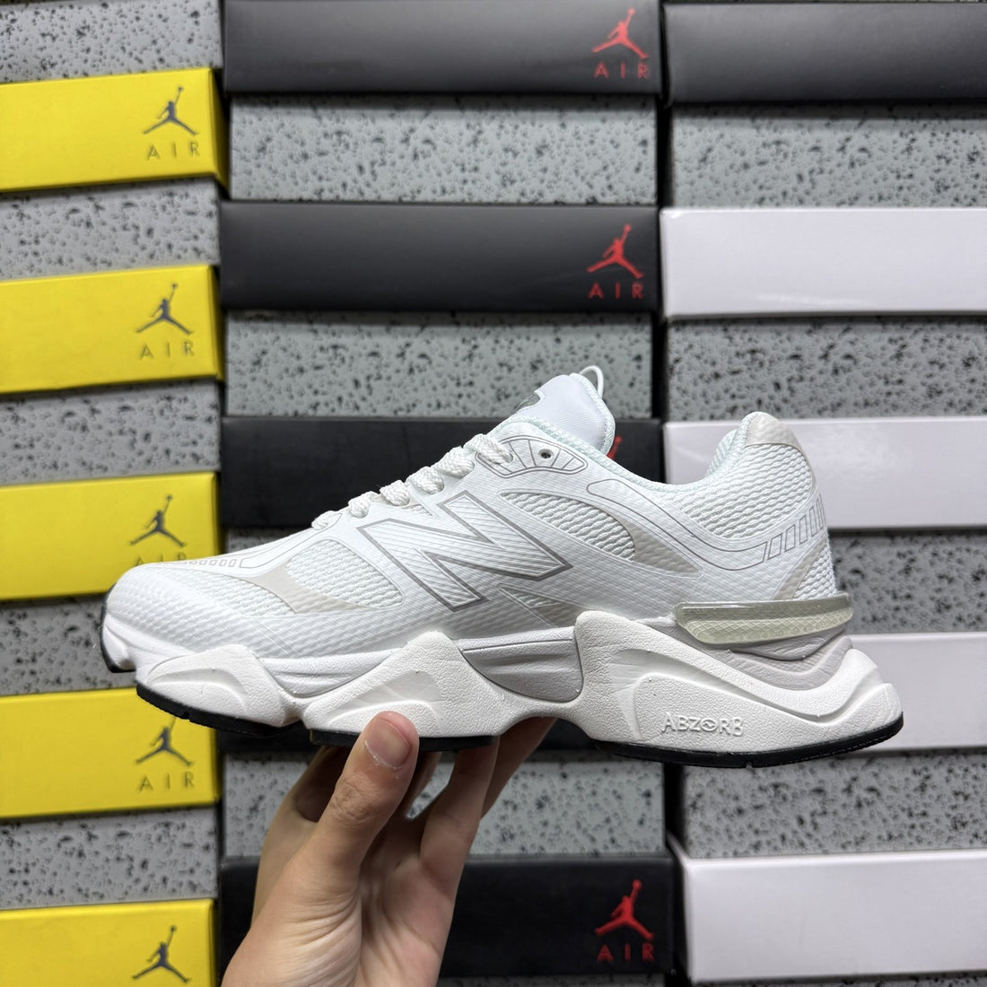 NB 9060 White Silver