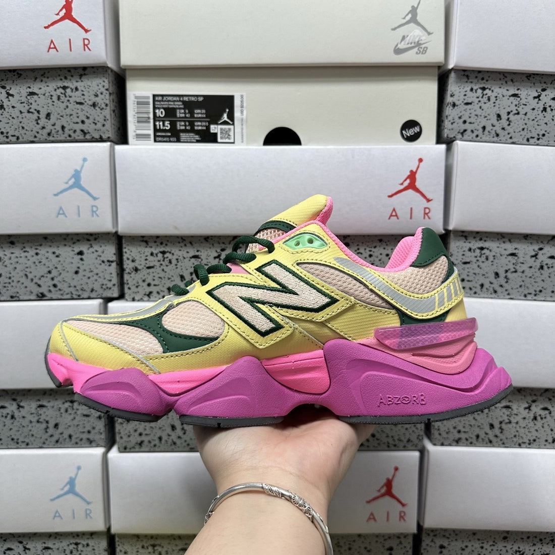 NB 9060 Yellow Pink