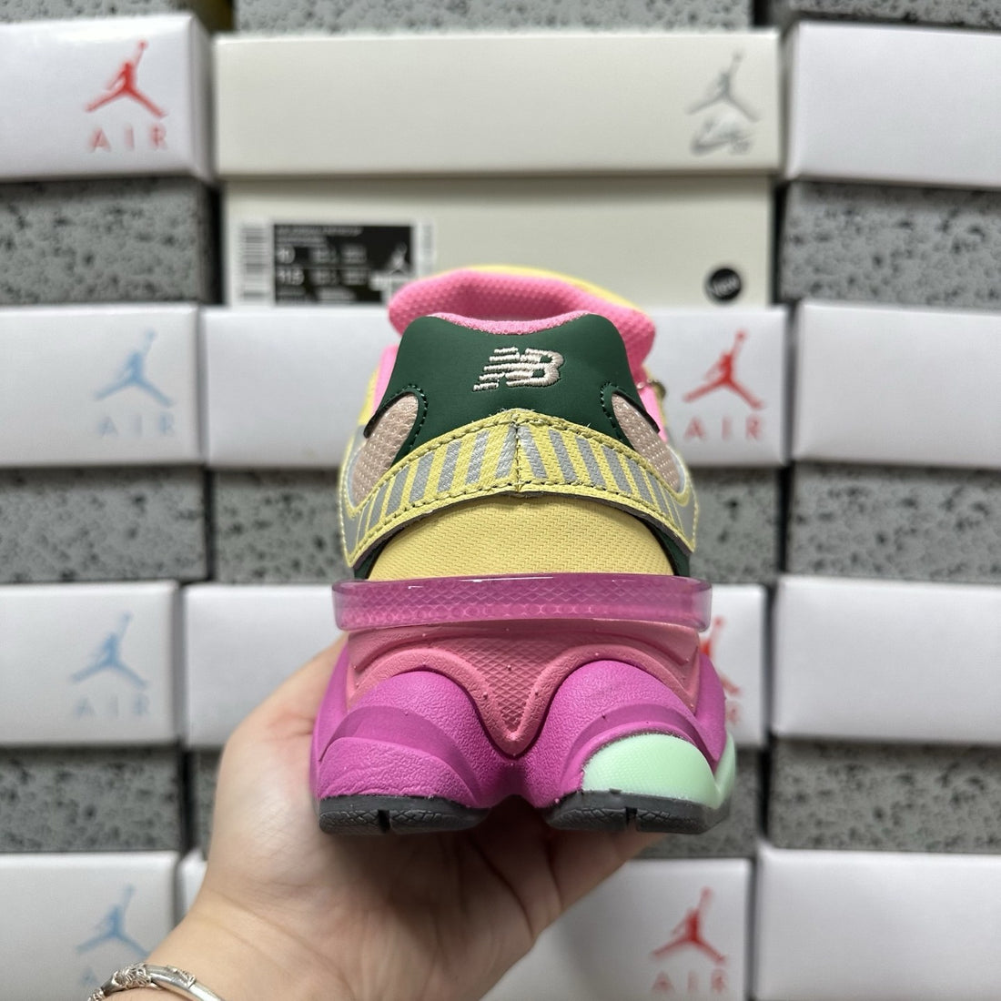 NB 9060 Yellow Pink