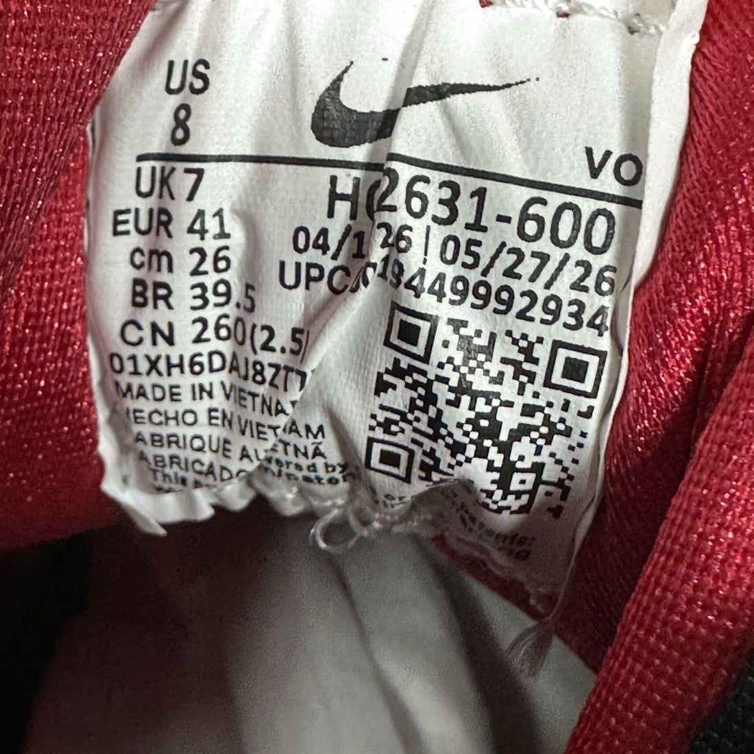 Air Diamond Turf II Red White